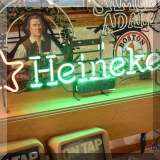 C25. Heineken neon sign.